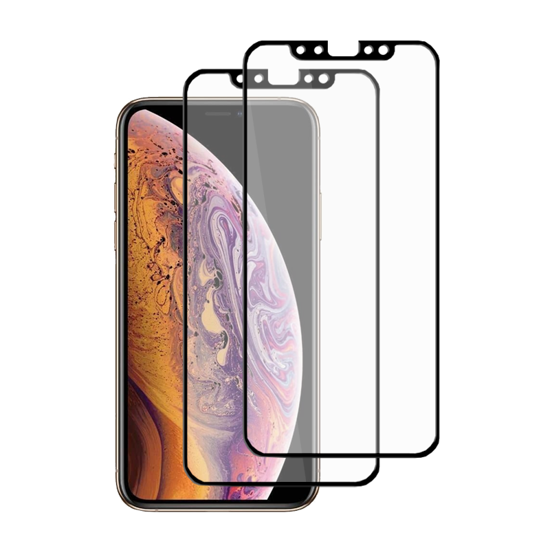 SUPCASE 3D Glass Screen Protector for iPhone XS Max and iPhone 11 Pro Max (2-Pack, Clear)