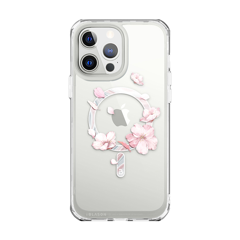 i-Blason Halo Mag MagSafe Compatible Case for iPhone 13 Pro (2021) - Cherry Blossom
