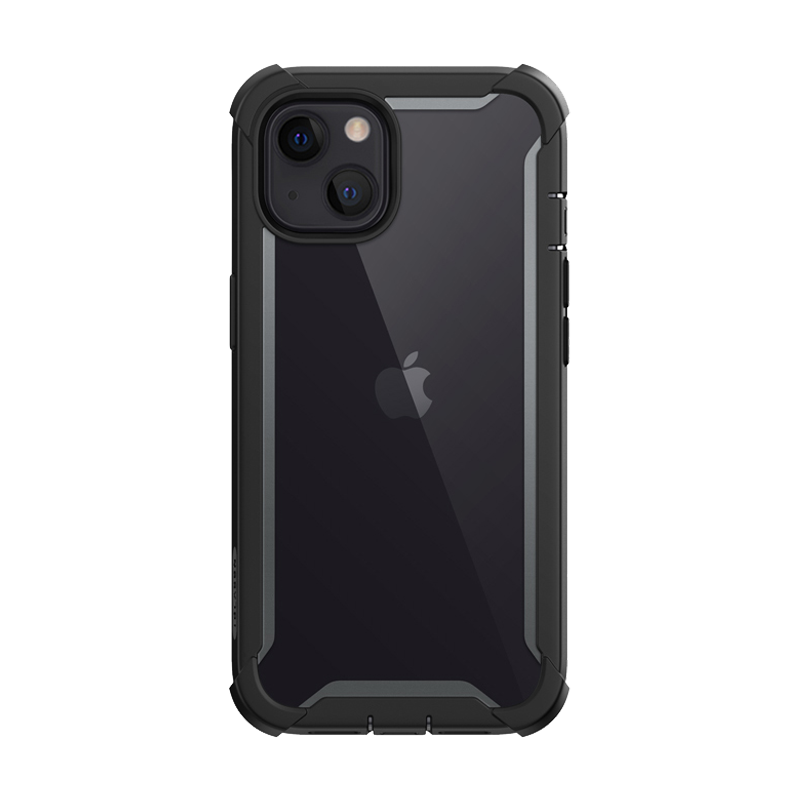 i-Blason Ares Rugged Case for iPhone 13 mini (5.4-inch) with Built-In Screen Protector, Black