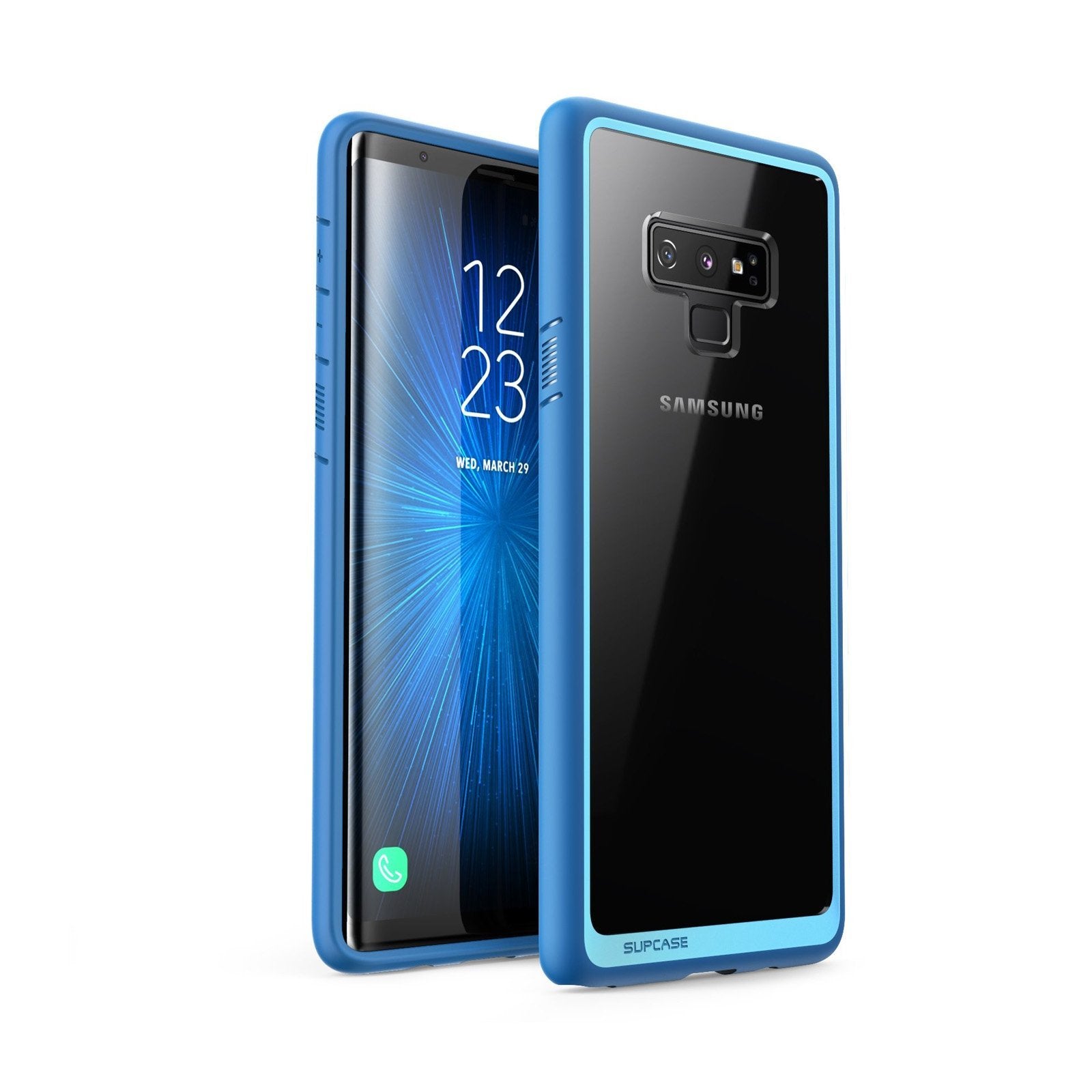 SUPCASE Unicorn Beetle Style Slim Clear Case for Samsung Galaxy Note9 - Navy