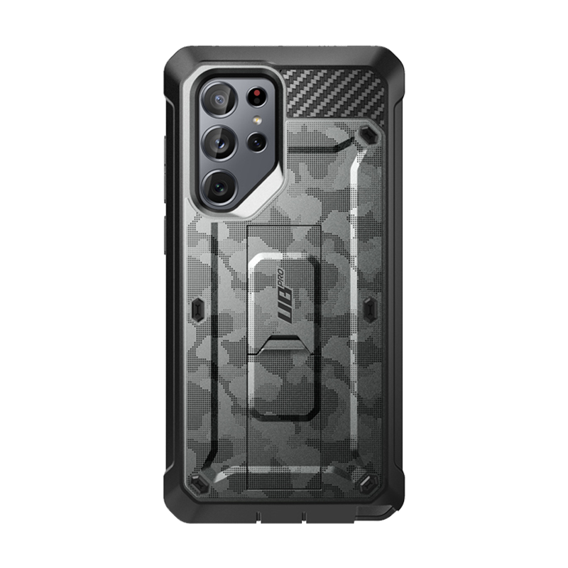 SUPCASE Unicorn Beetle Pro Rugged Case for Samsung Galaxy S22 Ultra - Gray Camo