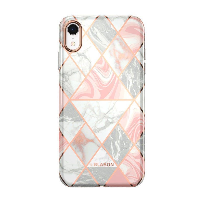 i-Blason Cosmo Lite Case for iPhone XR – Marble Pink