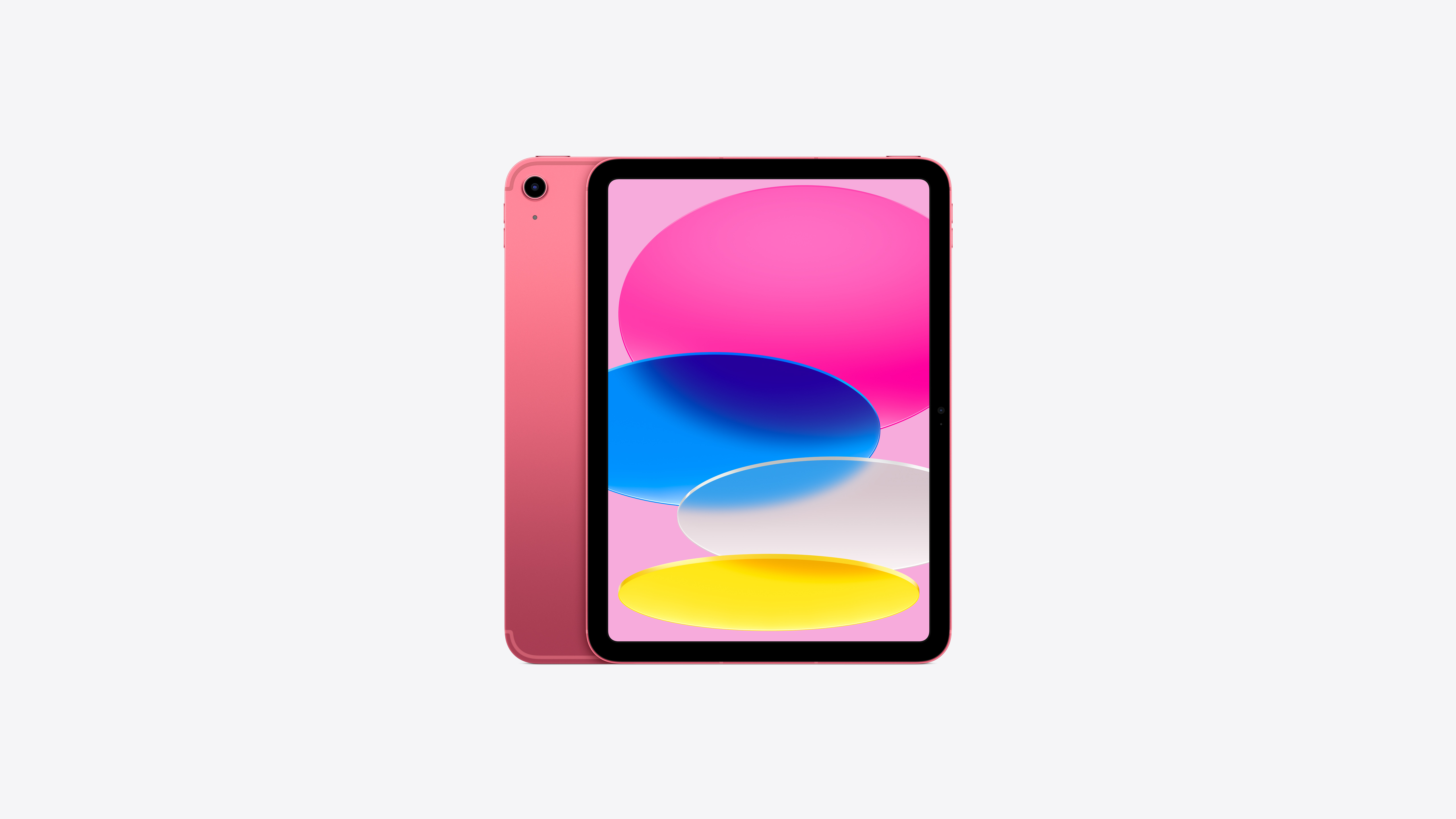 Apple iPad (A16) Wi-Fi + Cellular in Pink with an 11-inch Liquid Retina display. — view 3
