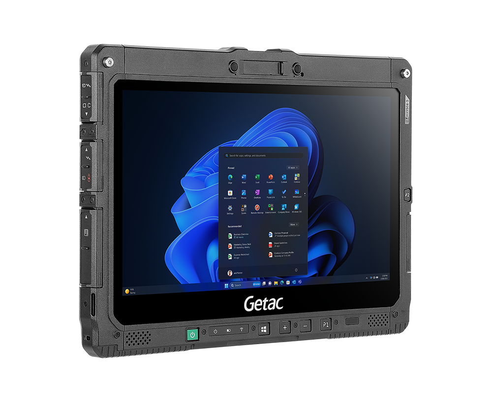 Getac K120 G3 Rugged 2-in-1 — Core i5-1335U, 16GB, 256GB SSD, 4G LTE