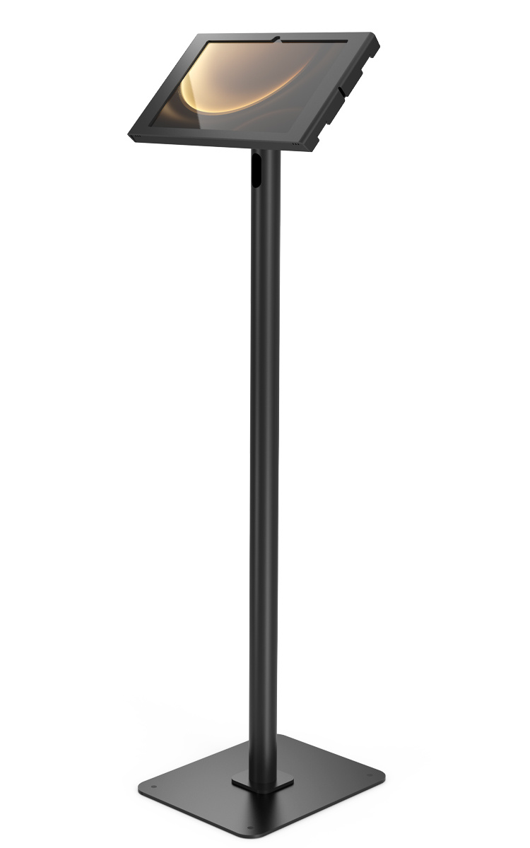 Compulocks Apex Enclosure Swift Floor Stand for Galaxy Tab S9+, S9 FE+ and S10+ 12.4-Inch, Black