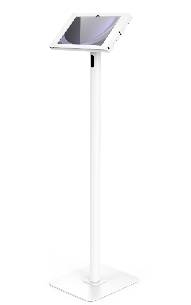 Compulocks Apex Galaxy Tab A9+/A11+ 11" Enclosure with Swift Floor Stand, White