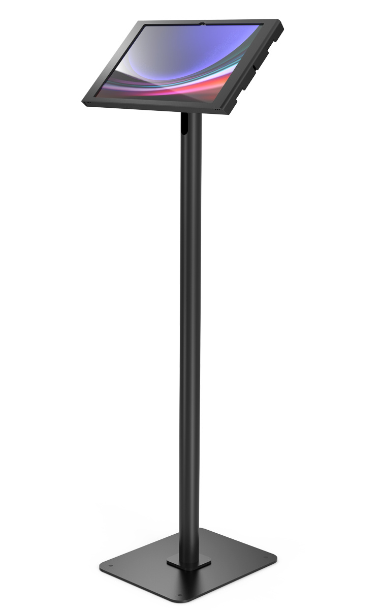 Compulocks Apex Enclosure Swift Floor Stand for Galaxy Tab S9, S10 and S11 Ultra 14.6-Inch, Black