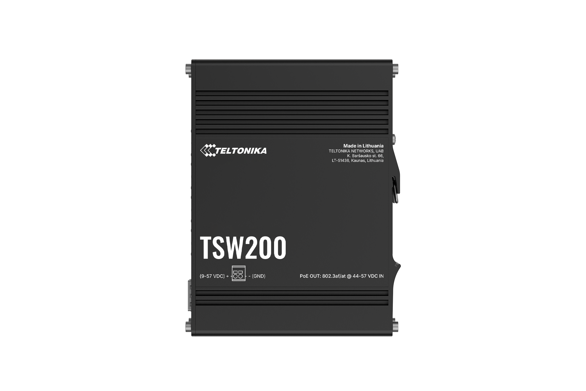 TSW200 POE+ SWITCH 8 GBE, 2 SFP PORTS, WITHOUT PSU — view 5