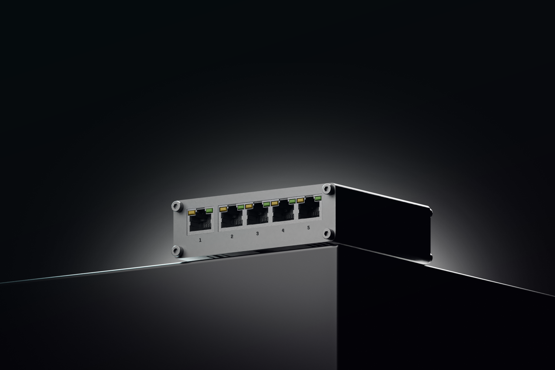 TSW110 SWITCH 5 GBE PORTS, RUGGED ALUMINIUM HOUSING, DIN RAIL AND SURFACE MOUNTI — view 7
