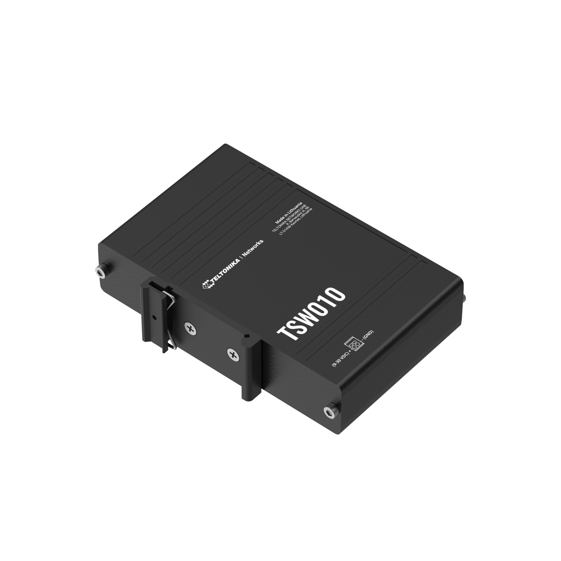 TSW010 SWITCH 5 10/100 PORTS, PLUG AND PLAY, INTEGRATED DIN RAIL BRACKET AND SUR — view 2