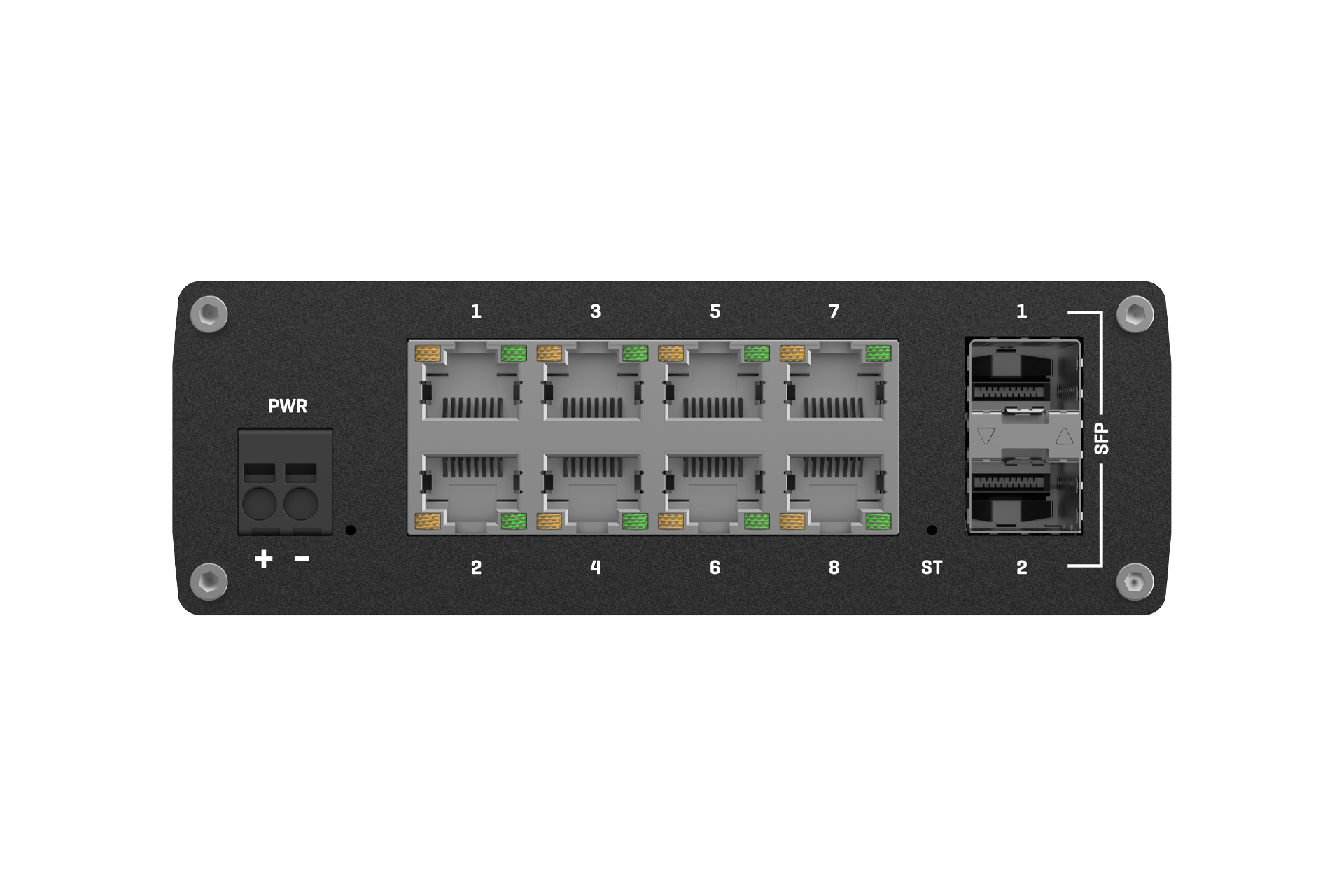 TSW212 L2 MANAGED SWITCH 8 GBE, 2 SFP PORTS, PROFINET DISABLED BY DEFAULT — view 3