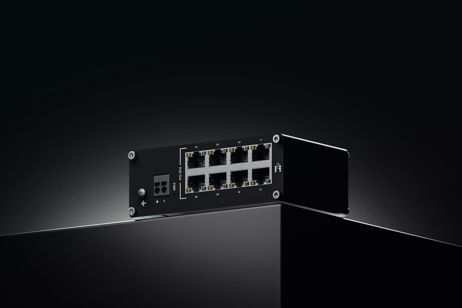 TSW040 POE+ SWITCH 8 10/100 PORTS, 2-PIN POWER INPUT, INTEGRATED DIN RAIL, WIDE — view 7