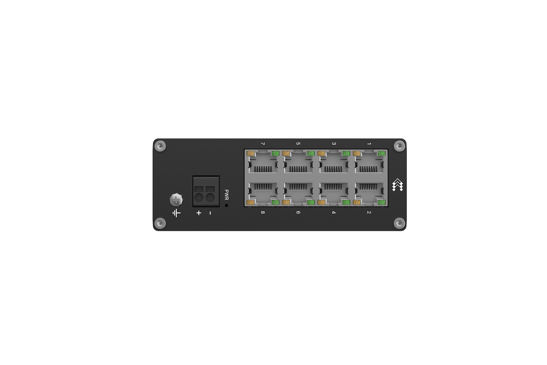 TSW030 SWITCH 8 10/100 PORTS, 2-PIN POWER INPUT, LOW POWER CONSUMPTION, INTEGRAT — view 3