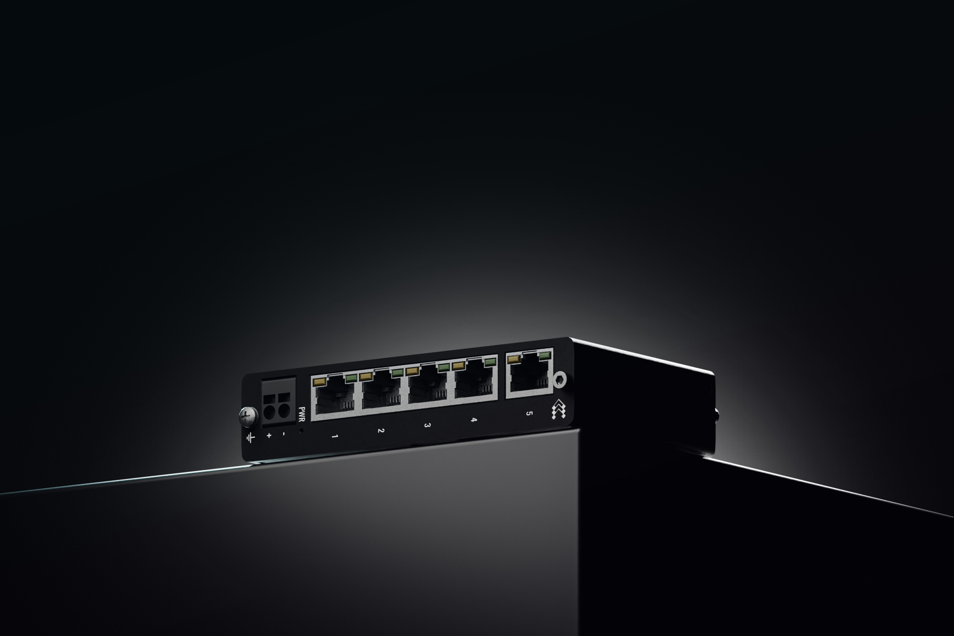 TSW114 DIN RAIL SWITCH 5 GBE PORTS, INTEGRATED DIN RAIL BRACKET AND FRONT-FACING — view 6