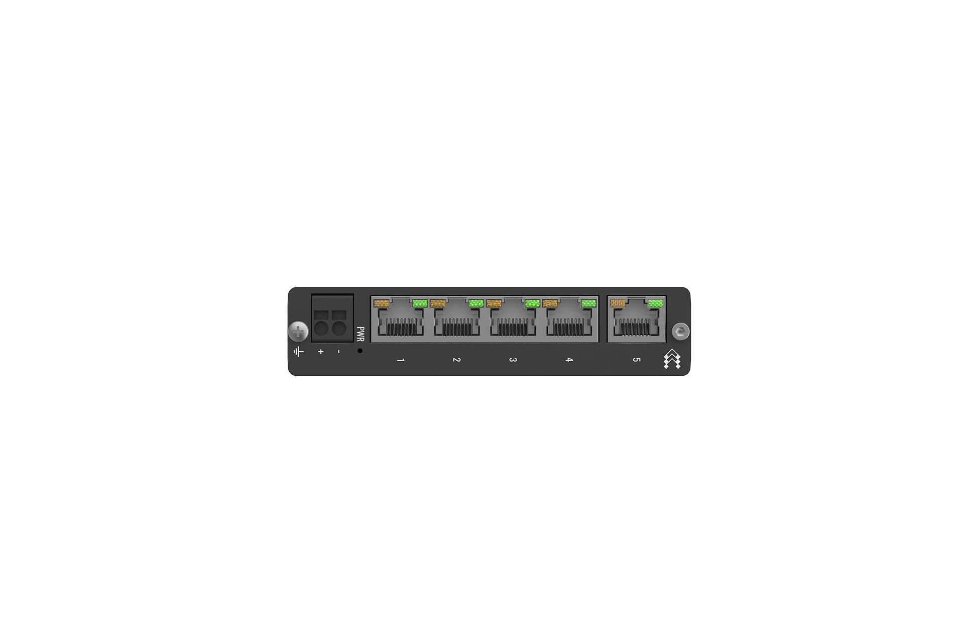 TSW114 DIN RAIL SWITCH 5 GBE PORTS, INTEGRATED DIN RAIL BRACKET AND FRONT-FACING — view 8
