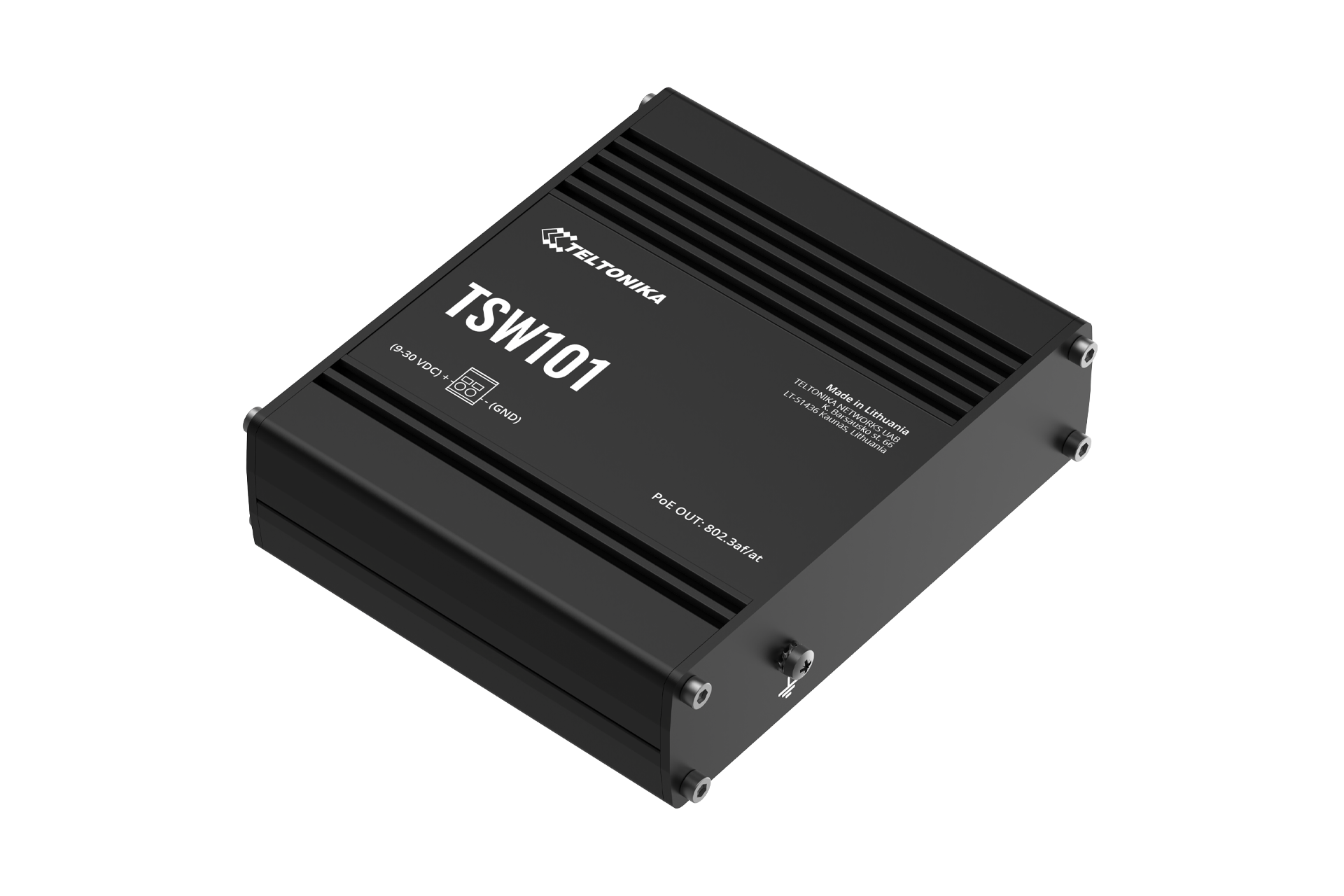 TELTONIKA NETWORKS TSW101 automotive PoE+ Ethernet switch — view 2