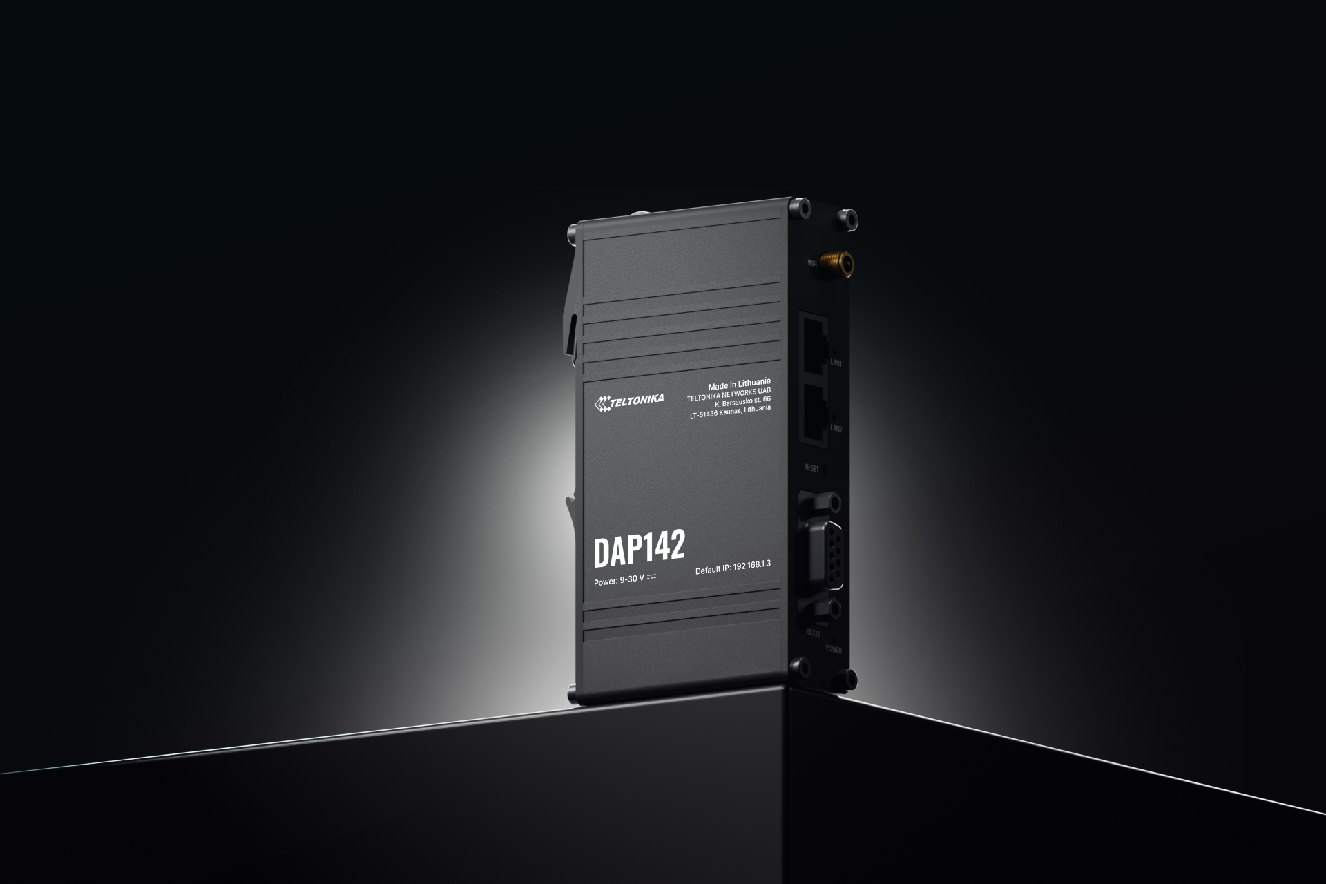 Teltonika DAP142 DIN rail access point with RS232 for industrial indoor networking — view 7