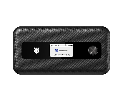 Rhino Mobility RHINO H1 5G RedCap Enterprise Mobile Hotspot, TAA Compliant