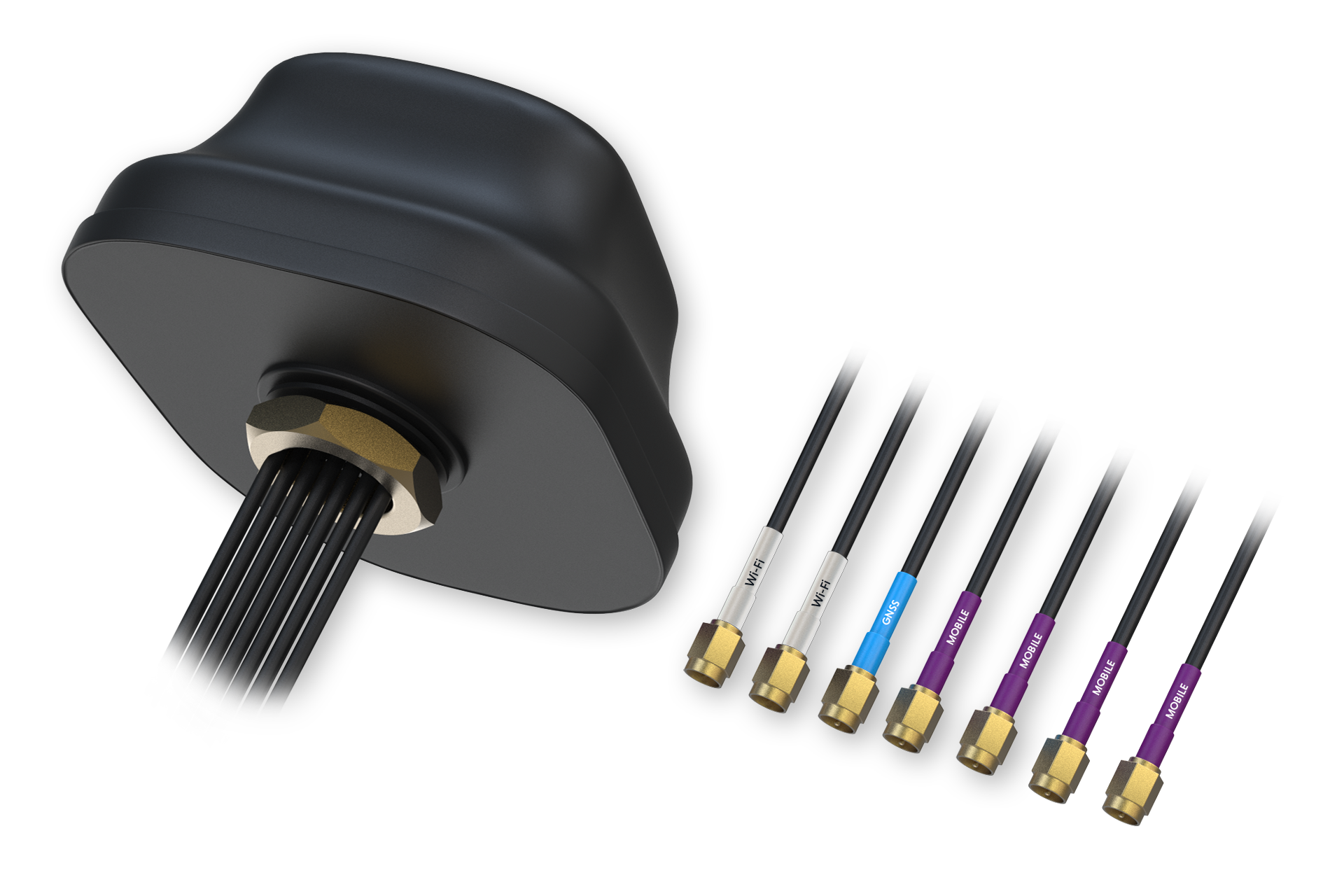 5g Combo MIMO Mobile/Gnss/Wi-Fi Roof Sma Antenna
