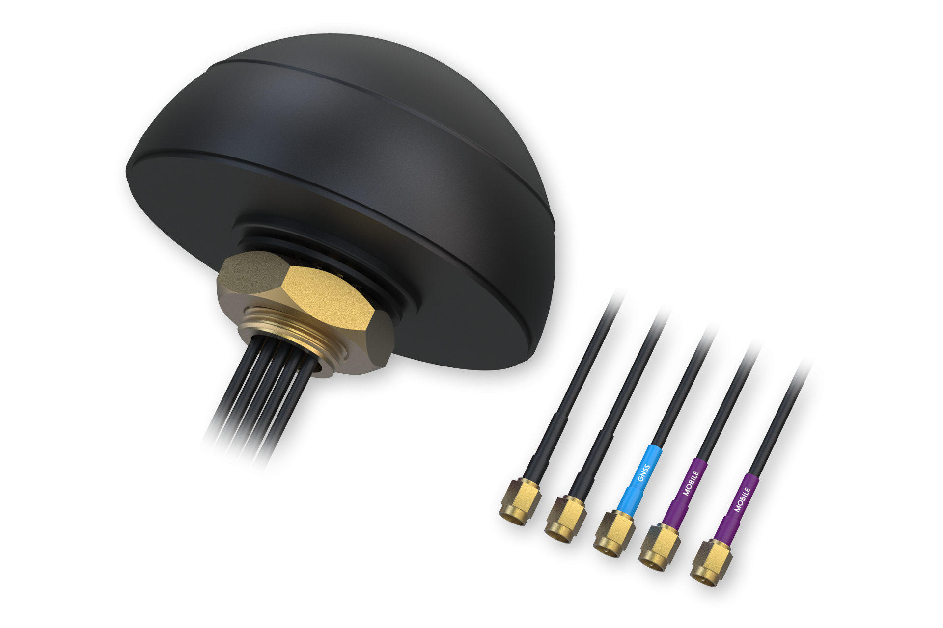 Teltonika PR1KCO28 Combo MIMO LTE + GNSS + Wi-Fi Roof Antenna for RUT955/RUTX11