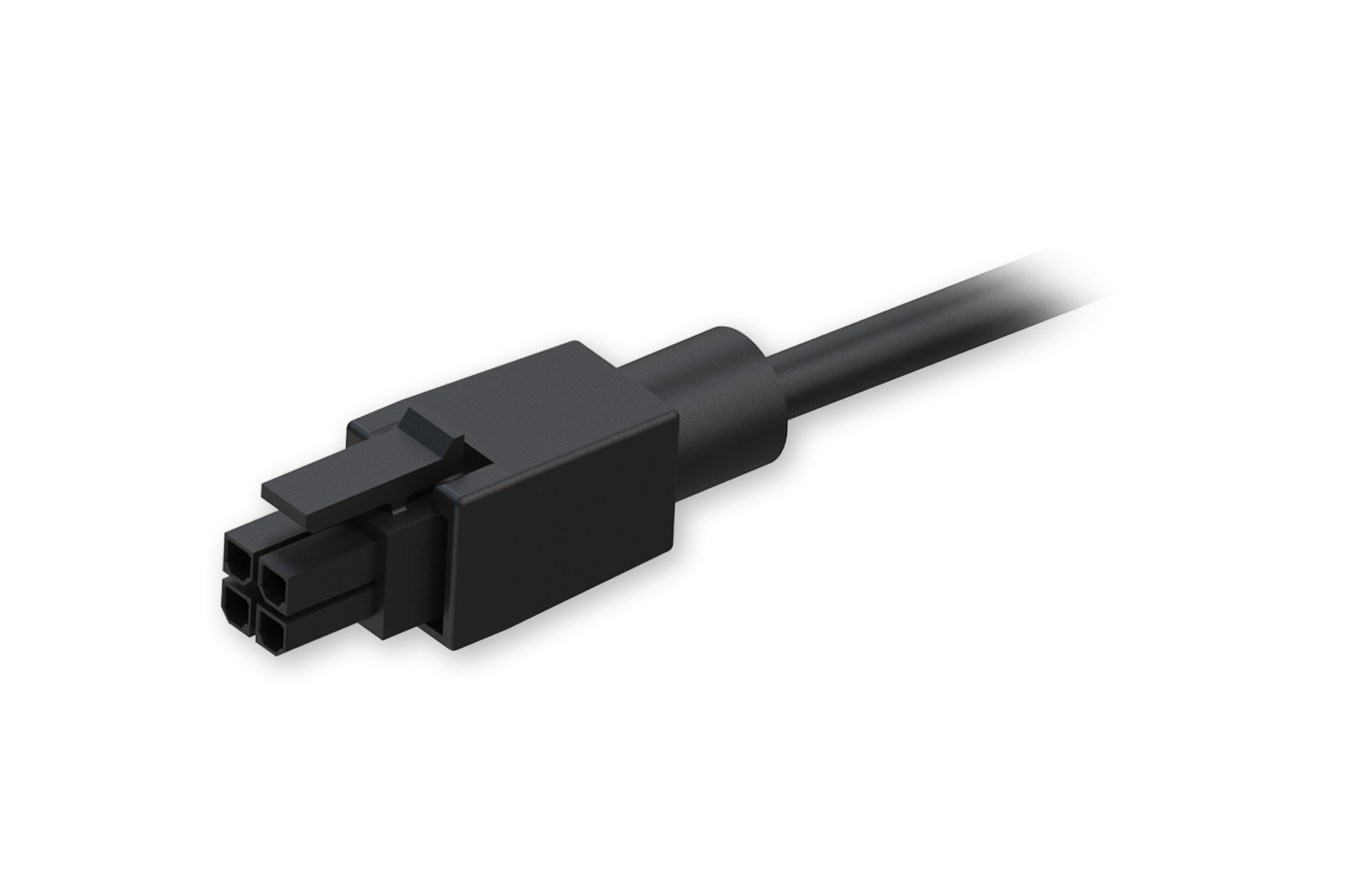 Teltonika PR2PL15B power cable with 4-pin connector and four open wire ends — view 2