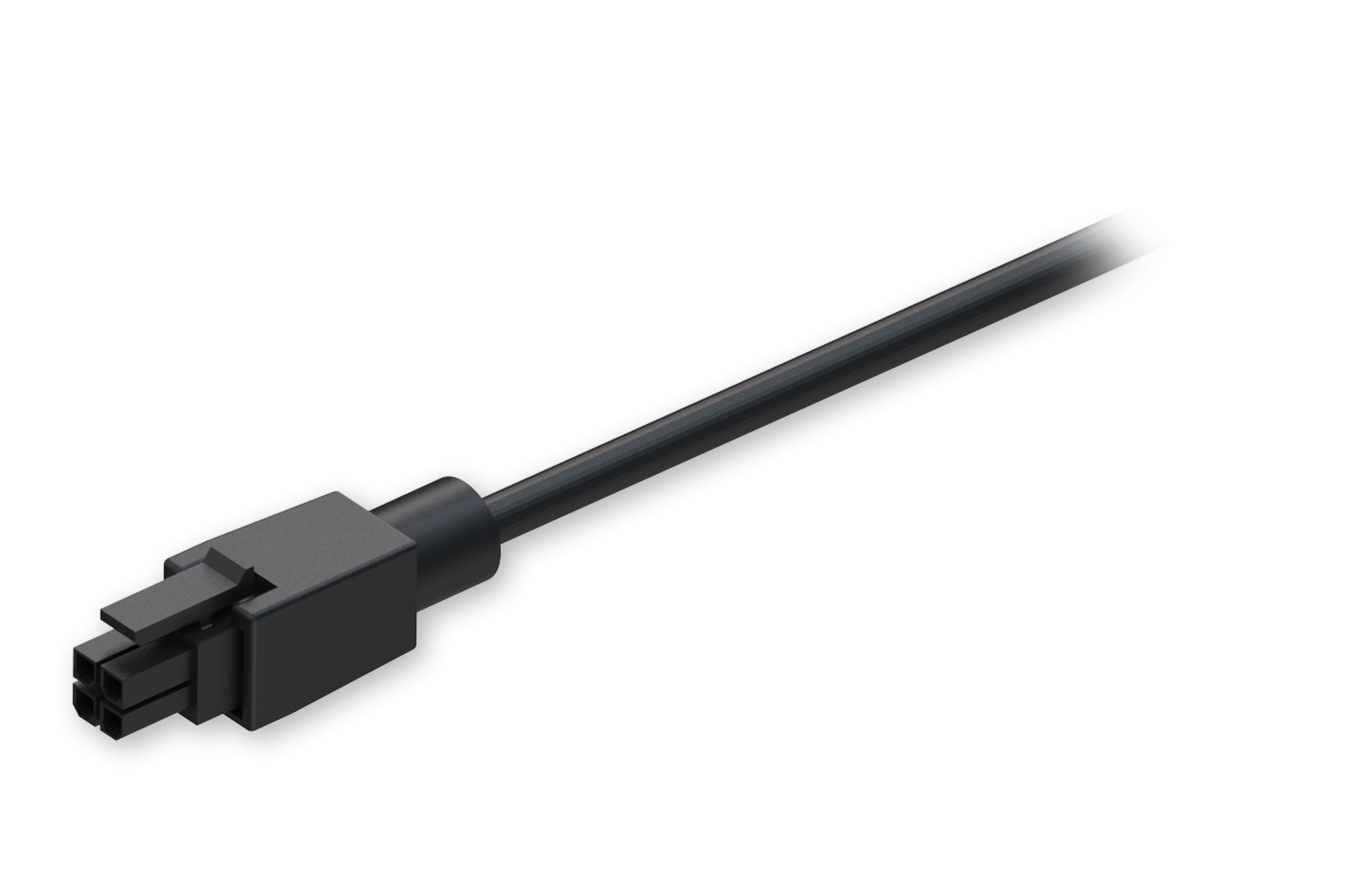 Teltonika PR2FK20M router power cable with 4-way screw terminal for panel wiring — view 3