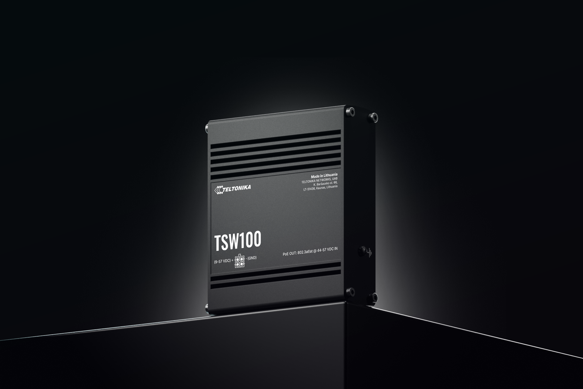 TSW100 POE+ SWITCH 5 GBE PORTS, DIN RAIL AND SURFACE MOUNTING OPTIONS, PSE UP TO — view 8