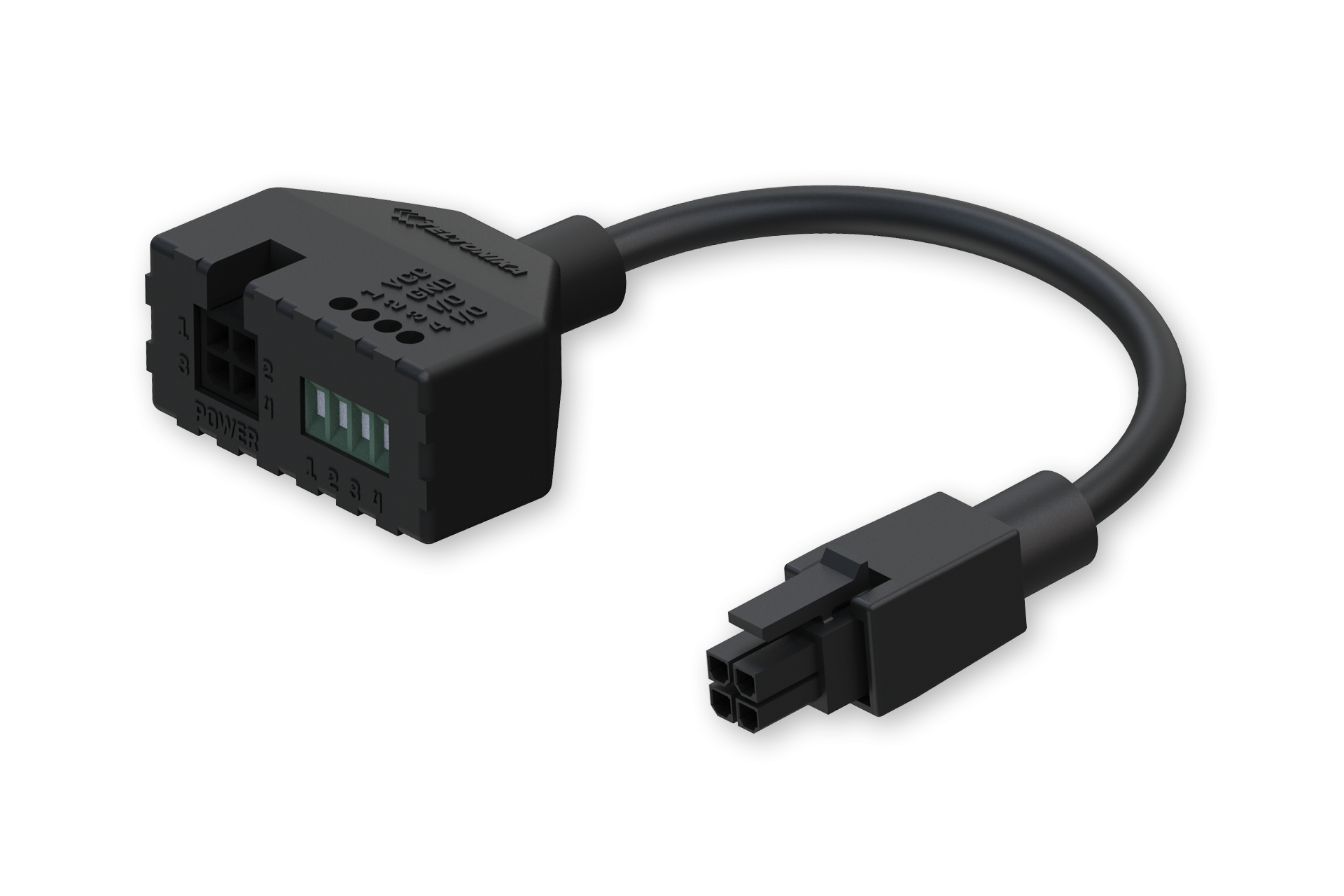 4-Pin Power Adapter with I/O Access; Rut240, Rut241, Rut360, Rut950, Rut955, Rut