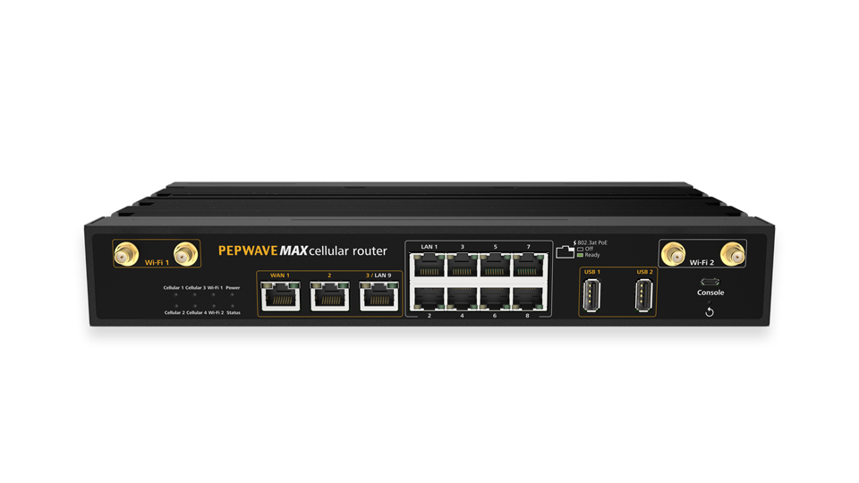 Peplink MAX HD2 MBX 5G cellular router — view 4