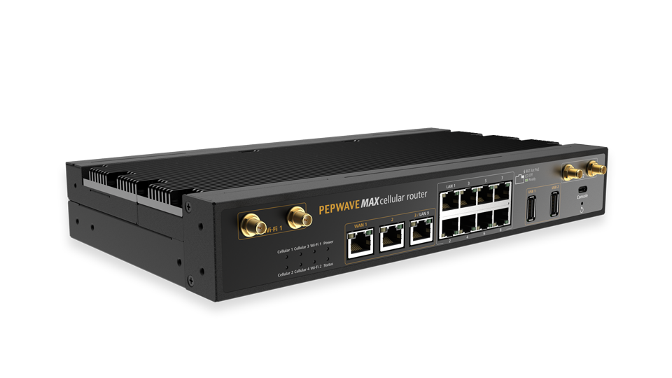Peplink MAX HD2 MBX 5G cellular router — view 3