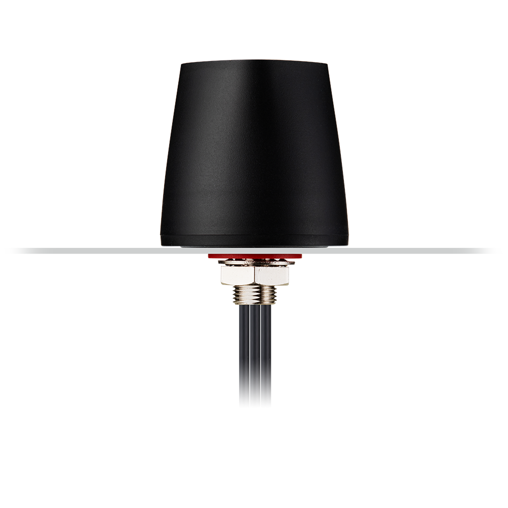 Taoglas Olympian II MA145 3-in-1 GNSS, 5G/4G and Wi-Fi Screw Mount Antenna, 4m TGC-200 Cables