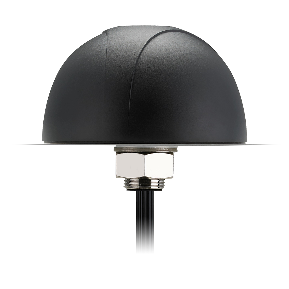 Taoglas Pantheon MA750 5-in-1 5G/4G MIMO, Wi-Fi MIMO and GNSS Screw-Mount Antenna with 10 m Cables