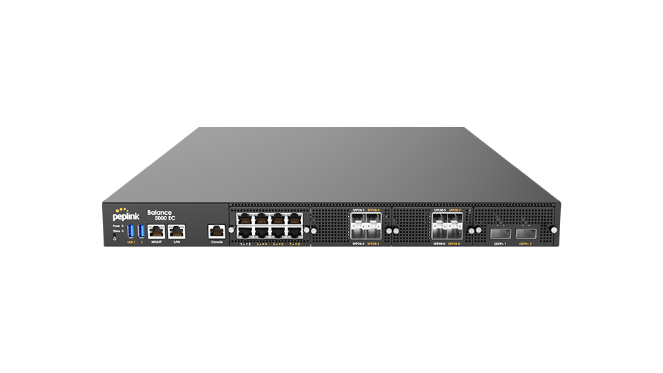 Peplink Balance 5000 EC 40G enterprise router — view 2