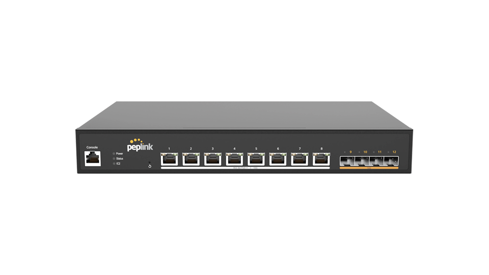8 PoE 10g Switch with 8x 10ge (802.3bt Poe++) RJ45 Ports, 4x 10ge SFP+ Ports, 72