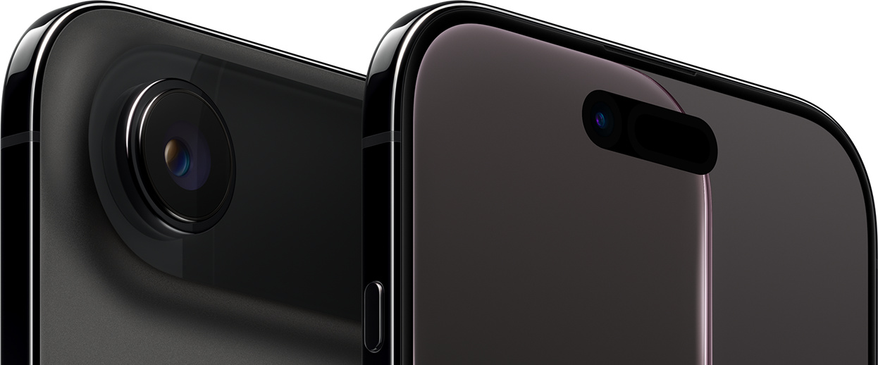 Apple iPhone Air 512GB in Space Black with a slim titanium frame and rear camera plateau. — view 3