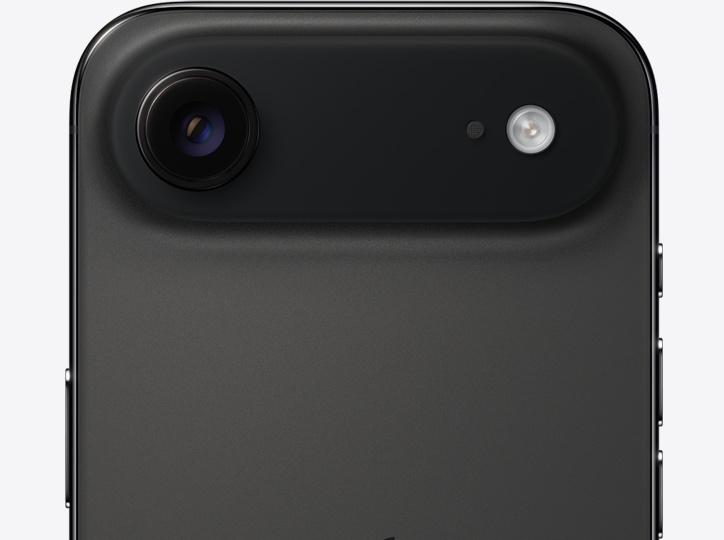 Apple iPhone Air 512GB in Space Black with a slim titanium frame and rear camera plateau. — view 2