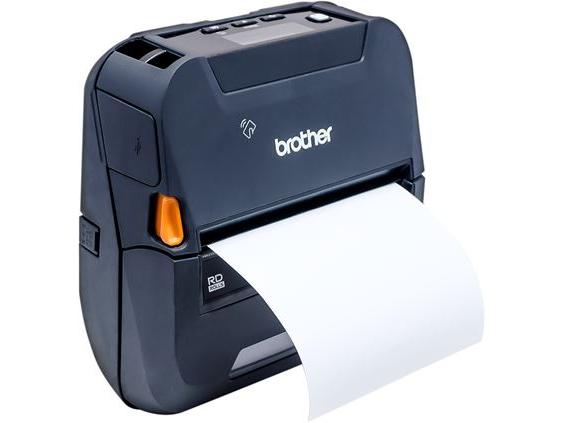 Brother RJ4250WBL mobile direct thermal receipt and label printer — view 3