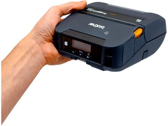 Brother RJ4250WBL mobile direct thermal receipt and label printer — view 4