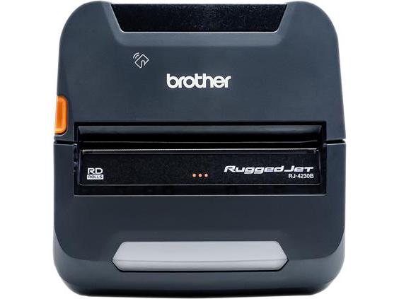 Brother RJ4250WBL mobile direct thermal receipt and label printer — view 2