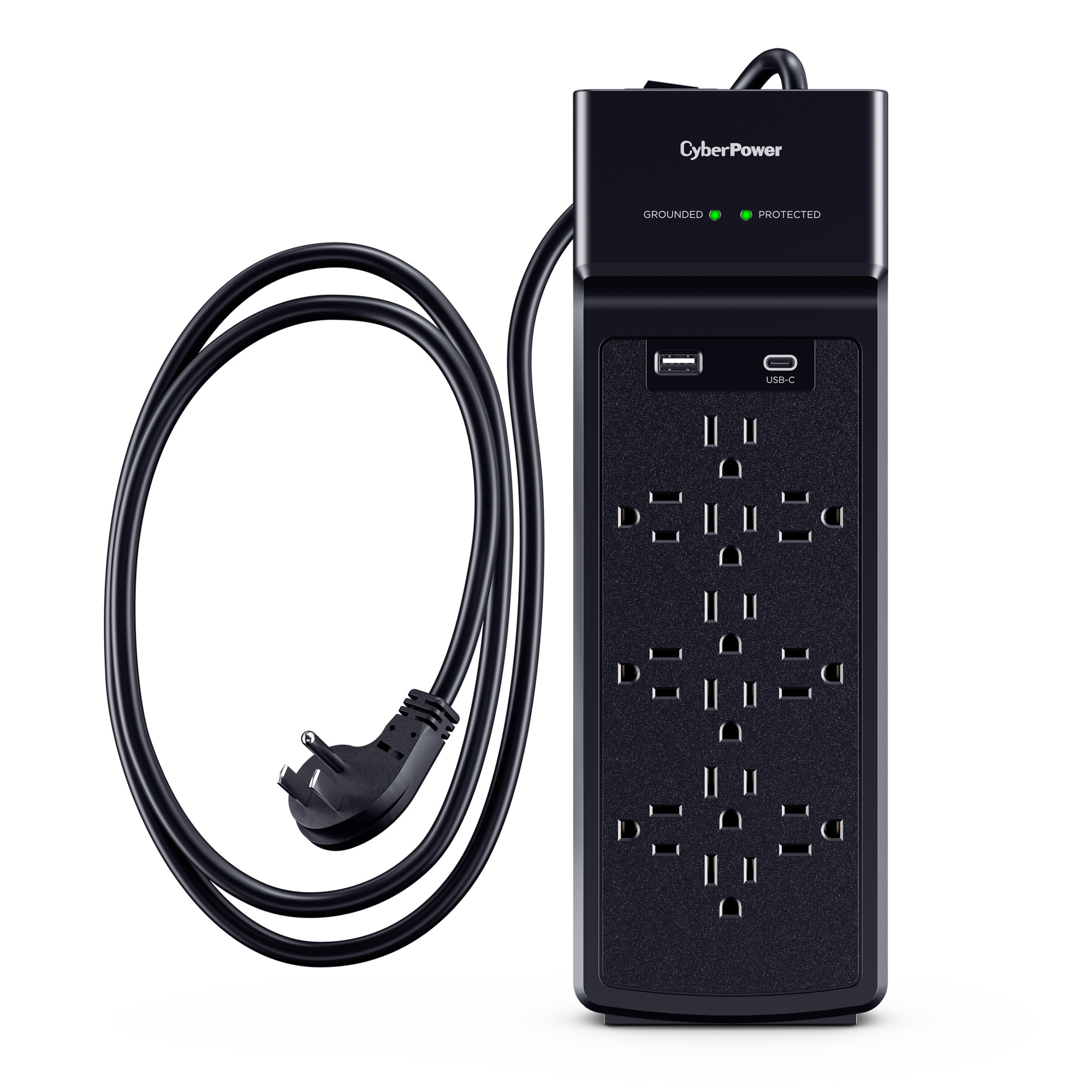 CyberPower CSP1206UC surge protector strip with 12 outlets and USB charging — view 17