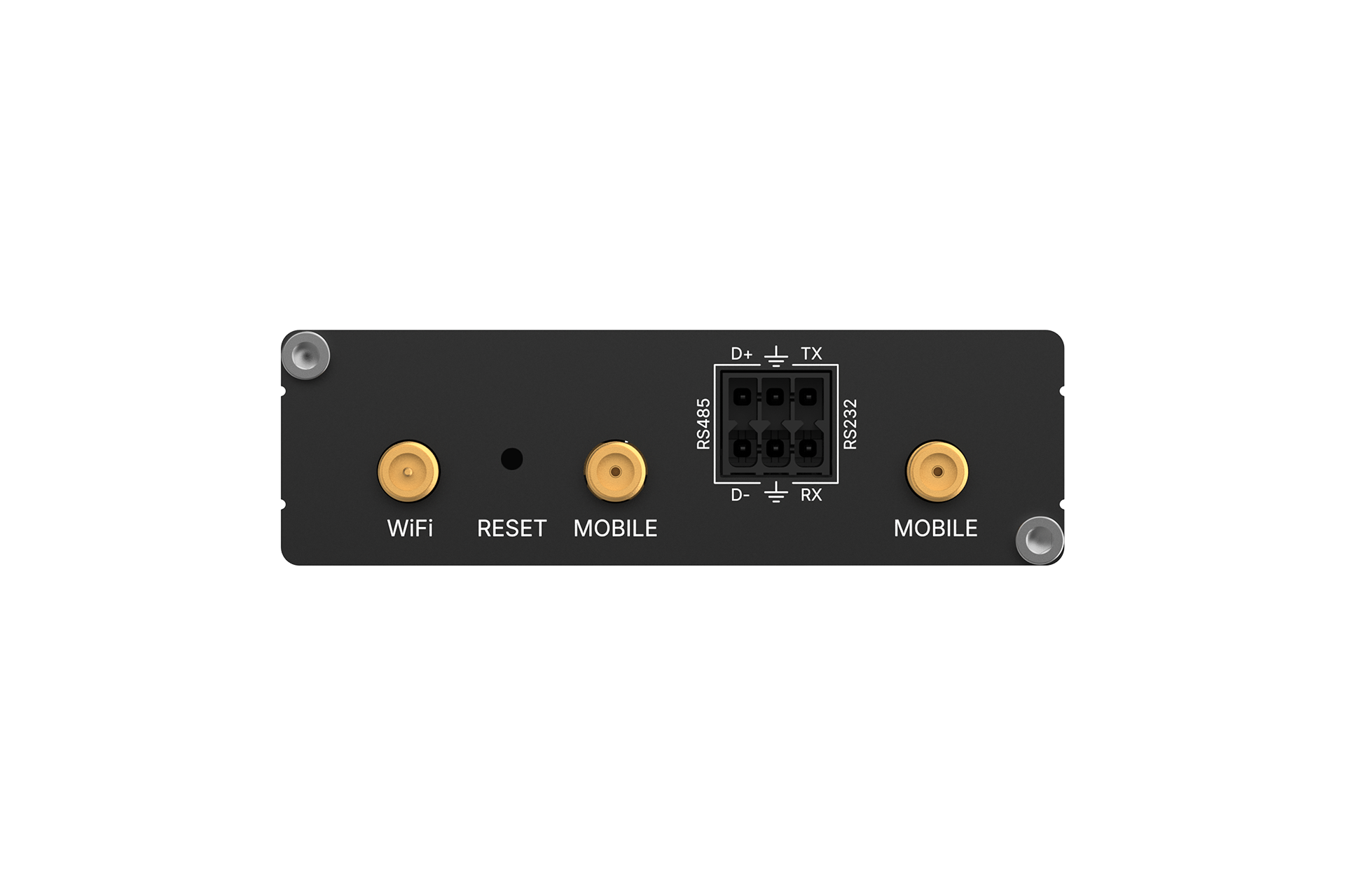 Teltonika RUT206 compact industrial 4G LTE cellular router — view 4