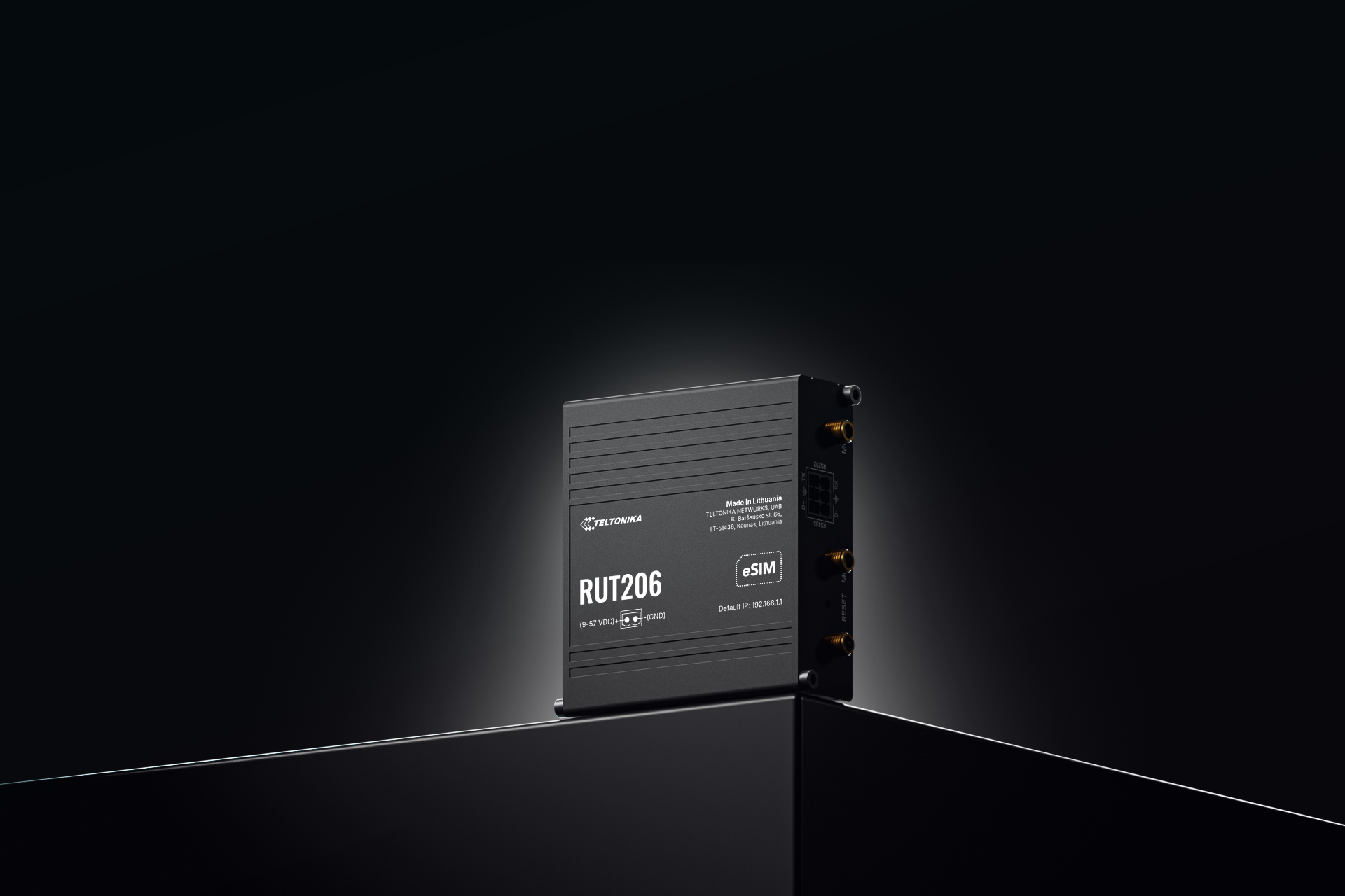 Teltonika RUT206 compact industrial 4G LTE cellular router — view 6