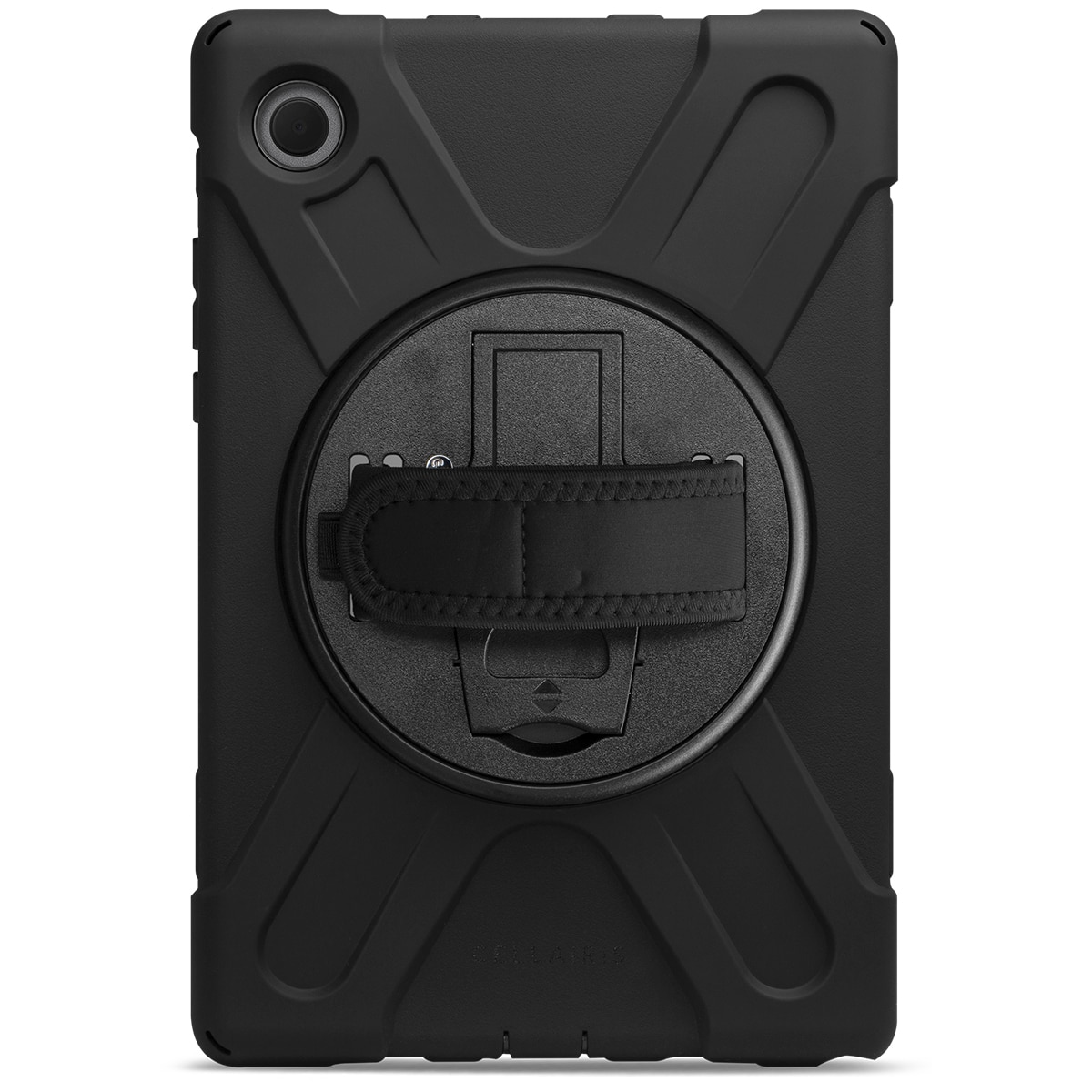 Cellairis Rapture Rugged Case for Samsung Galaxy Tab A11+ with Kickstand and Hand Strap, Black