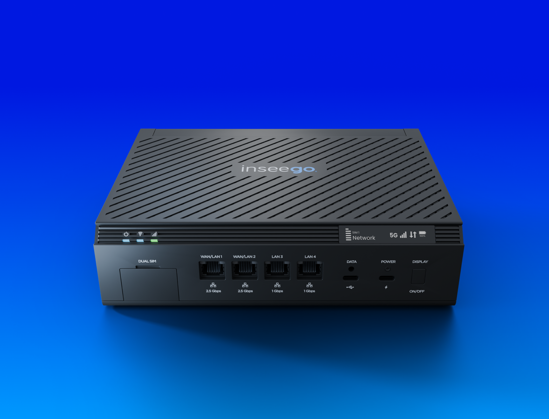 Inseego Wavemaker FX4200 5G cellular router with built-in status display. — view 9