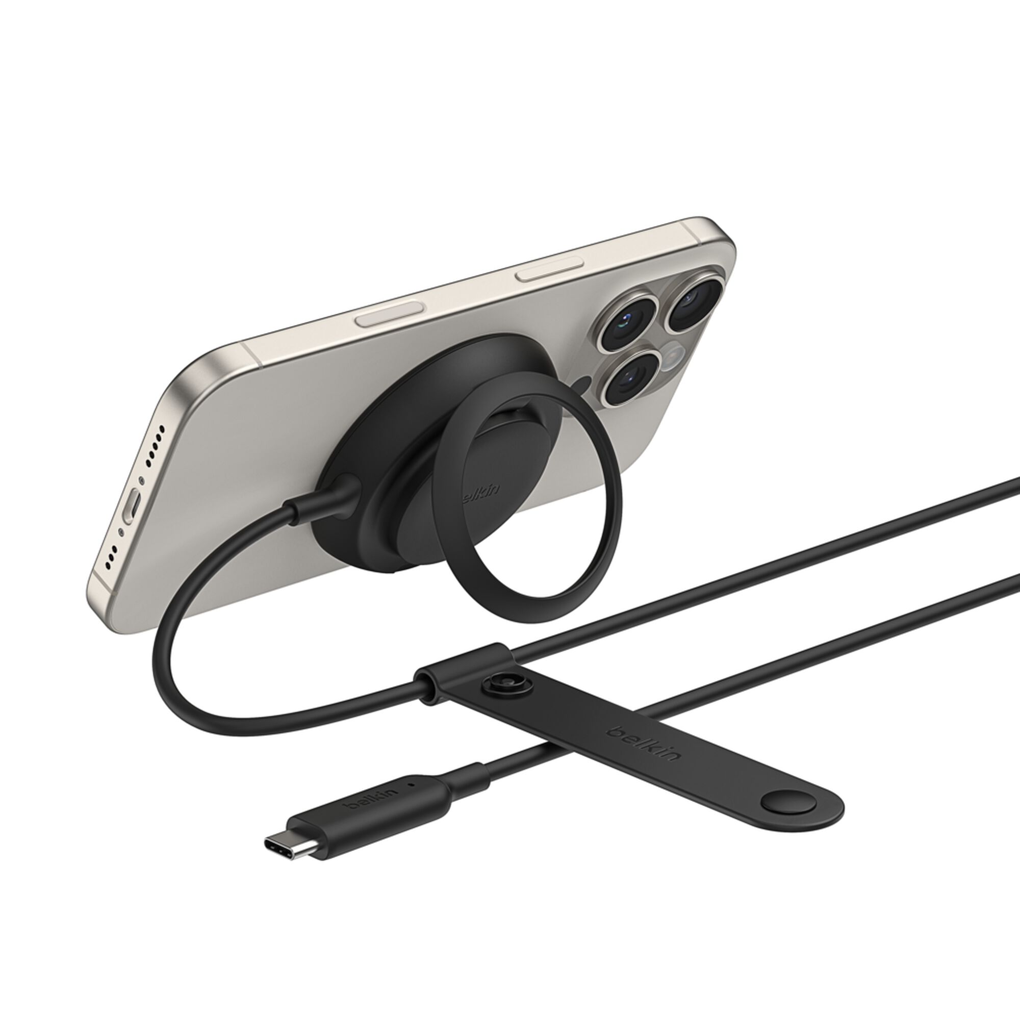 Belkin UltraCharge Magnetic Charger with Qi2 25W, Black
