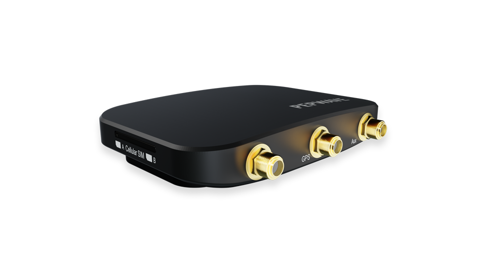 Peplink MAX Adapter Cat-12 LTE-A USB modem with two external cellular antennas — view 4