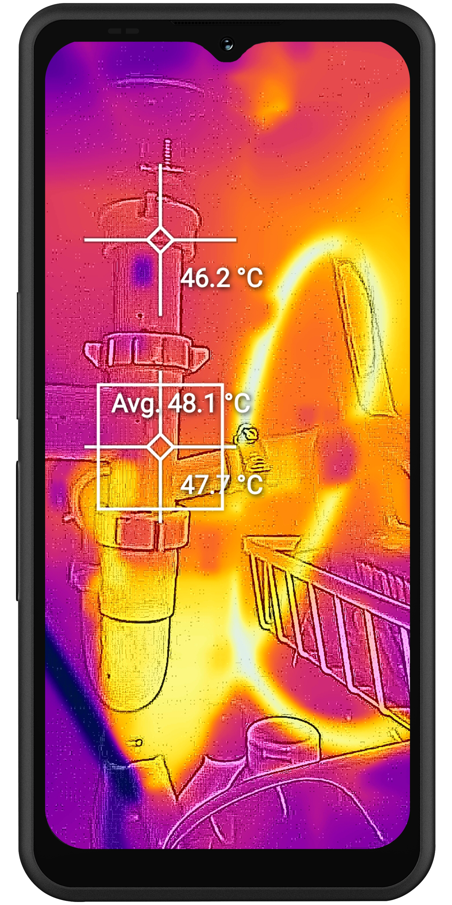 Sonim XP Pro Thermal 5G Rugged Android Smartphone with FLIR Lepton 3.5 Thermal Camera