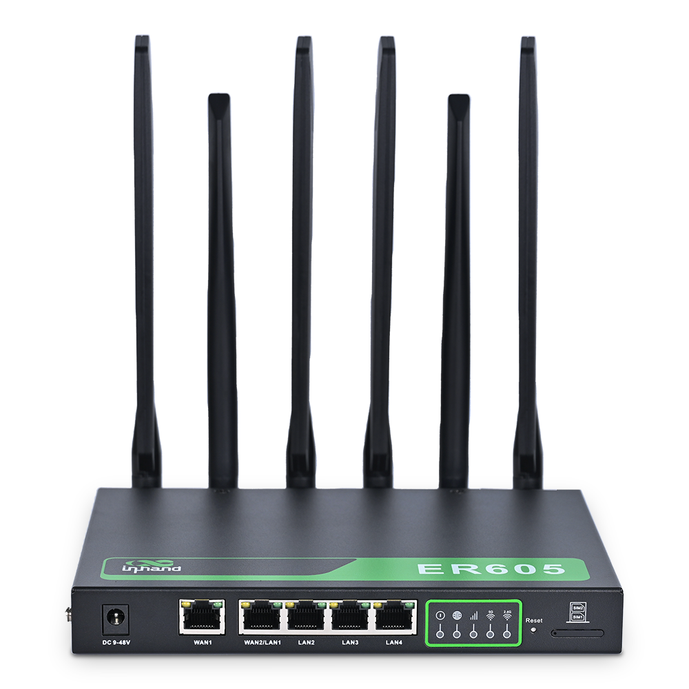 InHand Networks ER605 4G LTE Cat 6 Cloud-Managed Edge Router with Dual-Band Wi-Fi (North America)