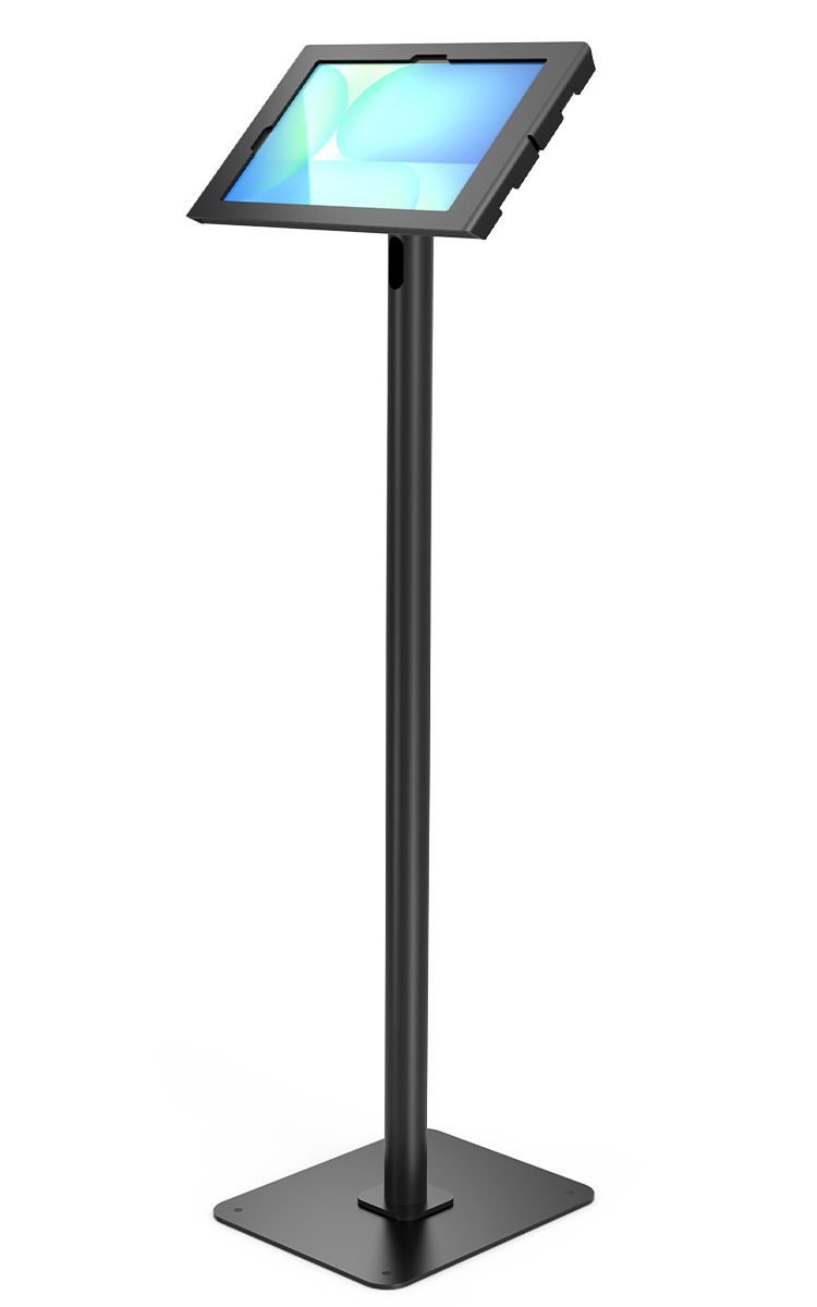Compulocks Apex Enclosure Swift Floor Stand for Galaxy Tab S10 FE+ 13.1-Inch, Black