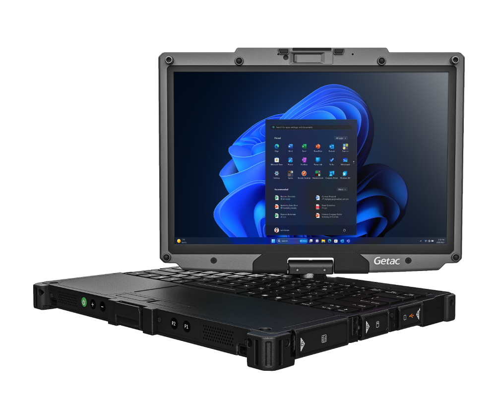 Getac V120 Rugged Convertible Laptop — Core Ultra 5 225H, 16GB, 256GB SSD, 5G